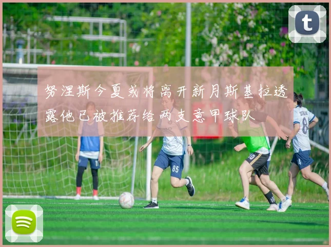 努涅斯今夏或将离开新月斯基拉透露他已被推荐给两支意甲球队